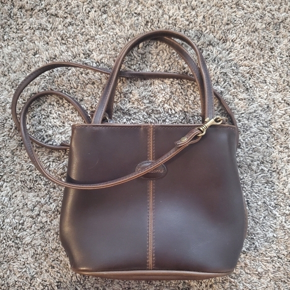 Bundle Only:Liz Claiborne Faux Leather Purse Brown Small Shoulder Crossbody.#6 - Picture 1 of 14